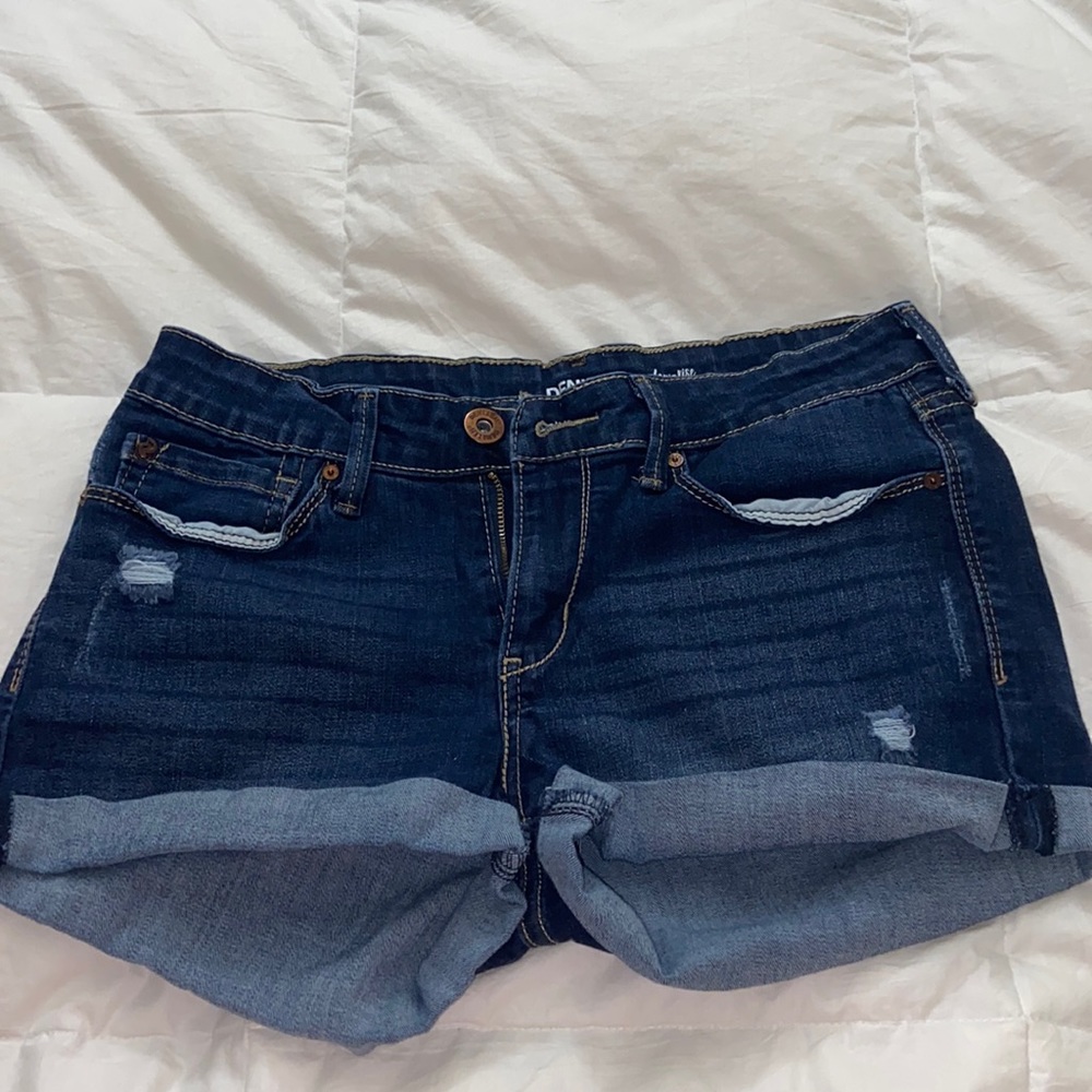Blue jean shorts (juniors)